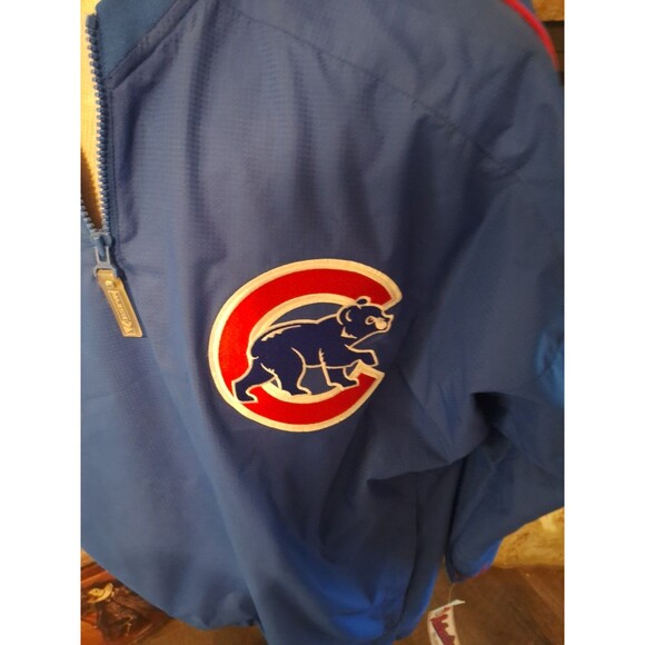 Chicago Cubs Authentic Collection MLB Jacket Lined Men's Size XL Majestic - Picture 3 of 10